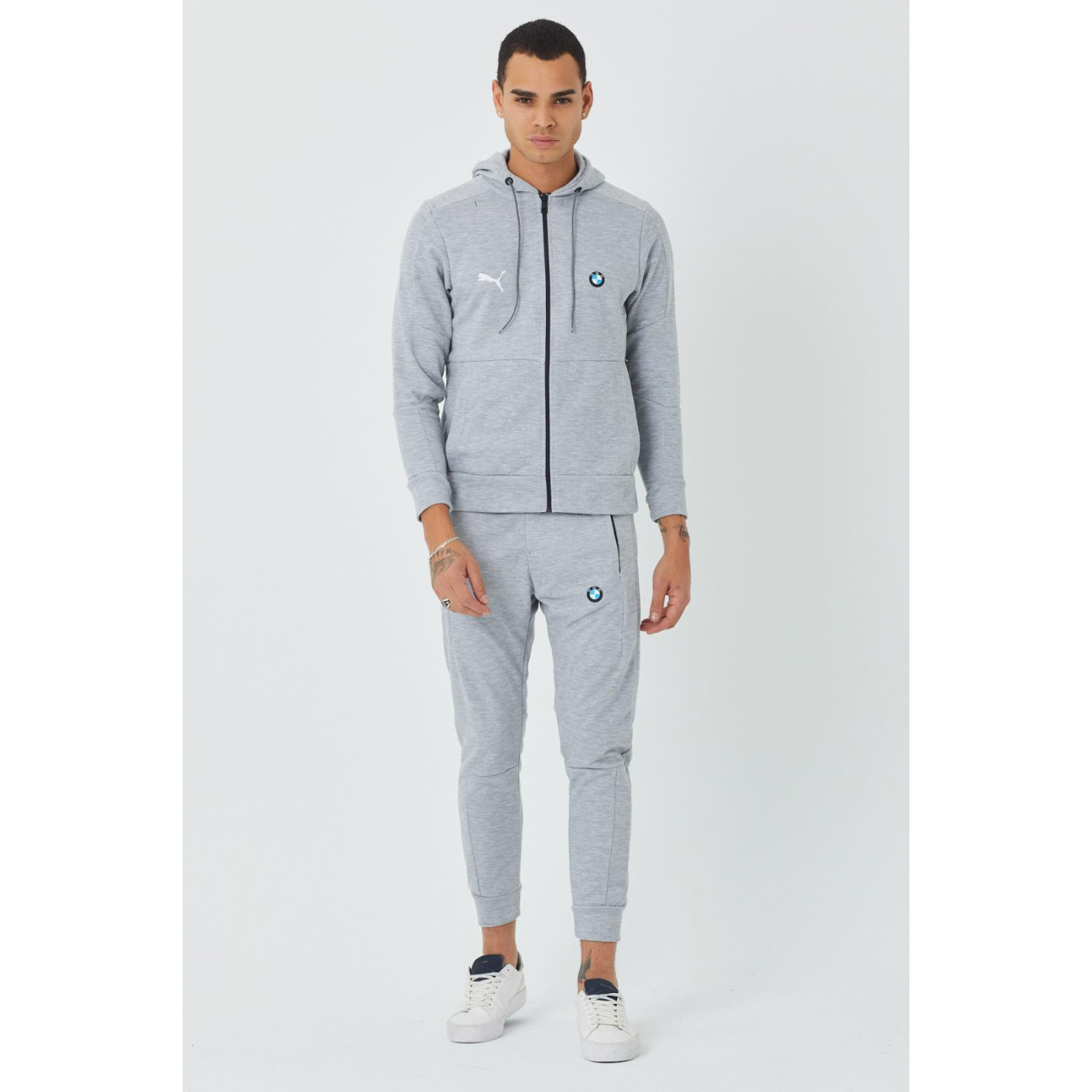 Мъжки спортен екип Puma BMW Motorsport Light Grey